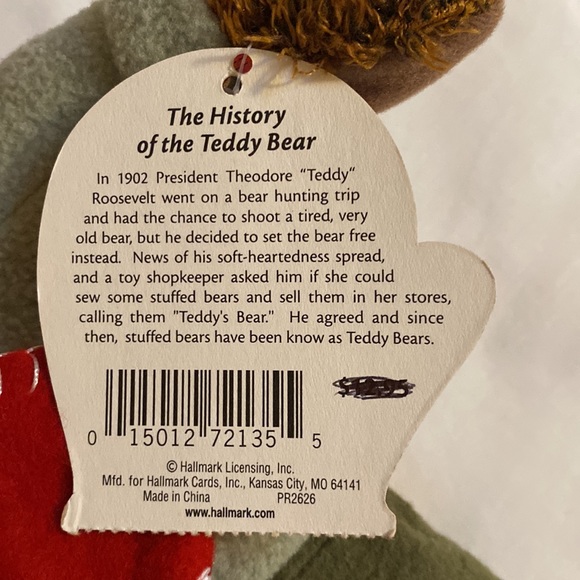 Hallmark 2002 Teddy Mittens Teddy Bear - Picture 5 of 5